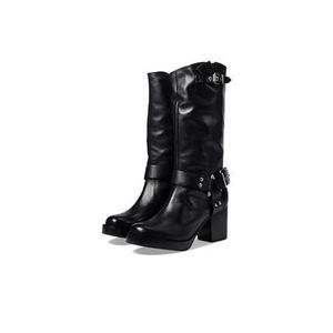 Schutz Women's Kiara Block Ankle Boot, Black, 6